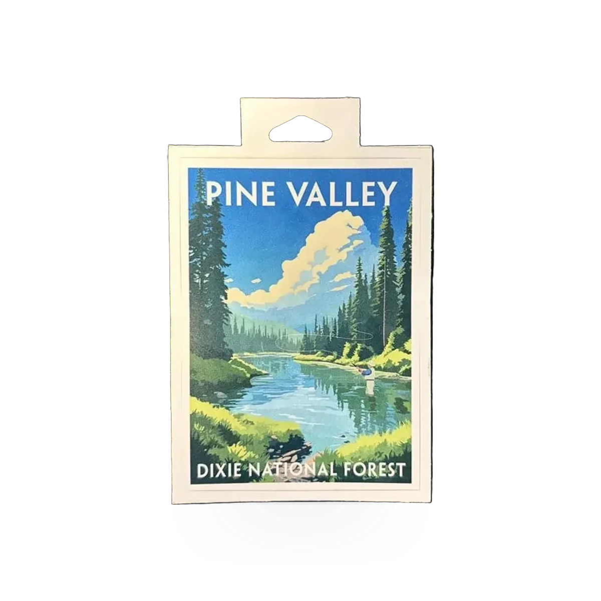 Impact Photographics Pine Valley sticker featuring the PV/Dixie National Forest design with natural landscape imagery.