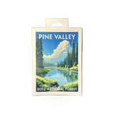 Impact Photographics Pine Valley sticker featuring the PV/Dixie National Forest design with natural landscape imagery.