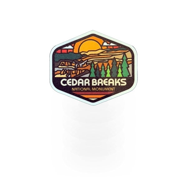 Colorful rainbow badge sticker from the CEBR 17220 Sticker Pack, featuring vibrant rainbow design and bold lettering.
