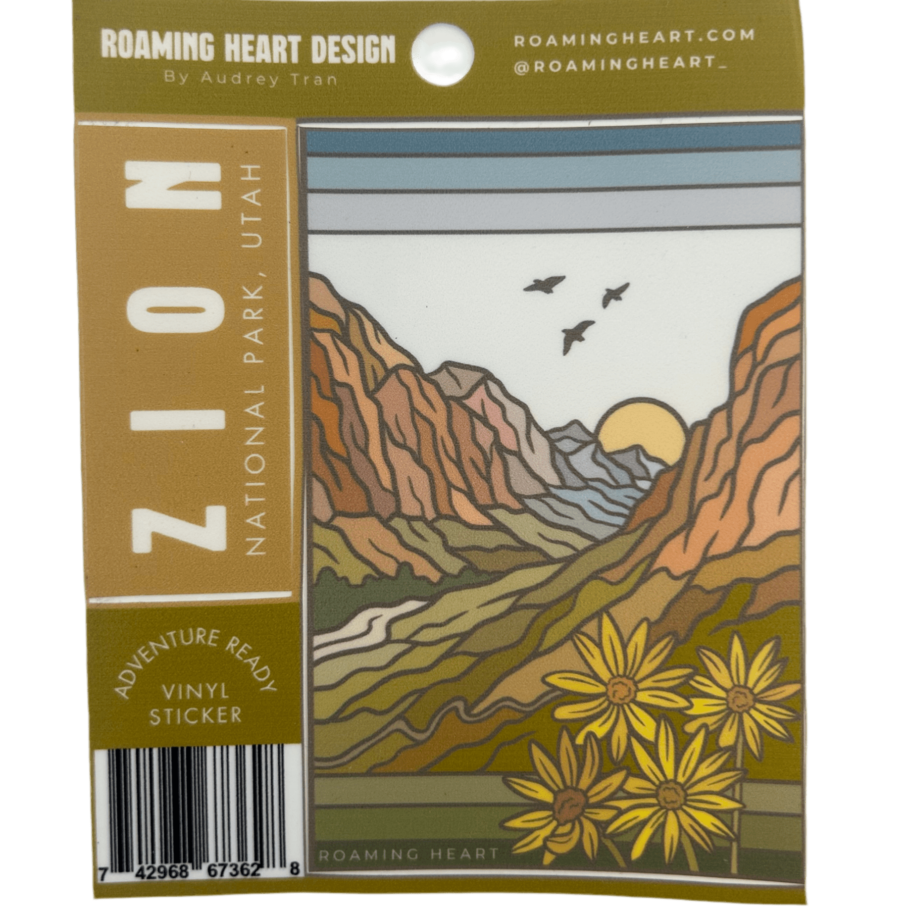 Sticker - Roaming Heart Zion - Zion Natl Park Forever Project