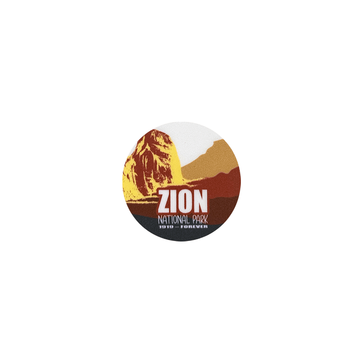 Sticker - Zion Circle Colors - Zion Natl Park Forever Project