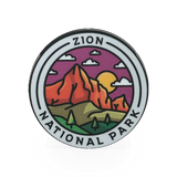 Zion Clean Circle sticker from Sticker Pack, featuring a minimalist circular design in vibrant colors.
