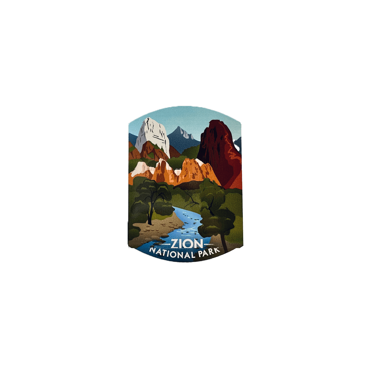 Sticker - Zion Composite - Zion Natl Park Forever Project