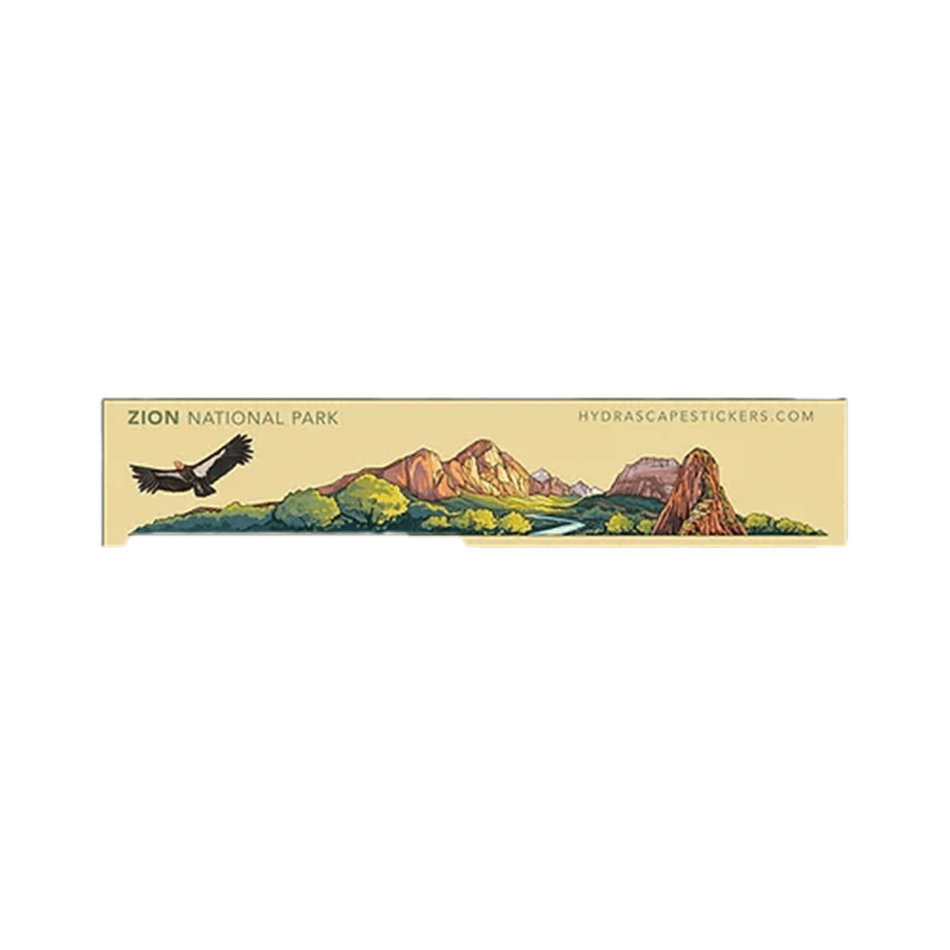 Sticker - Zion Hydrascape Sm - Zion Natl Park Forever Project
