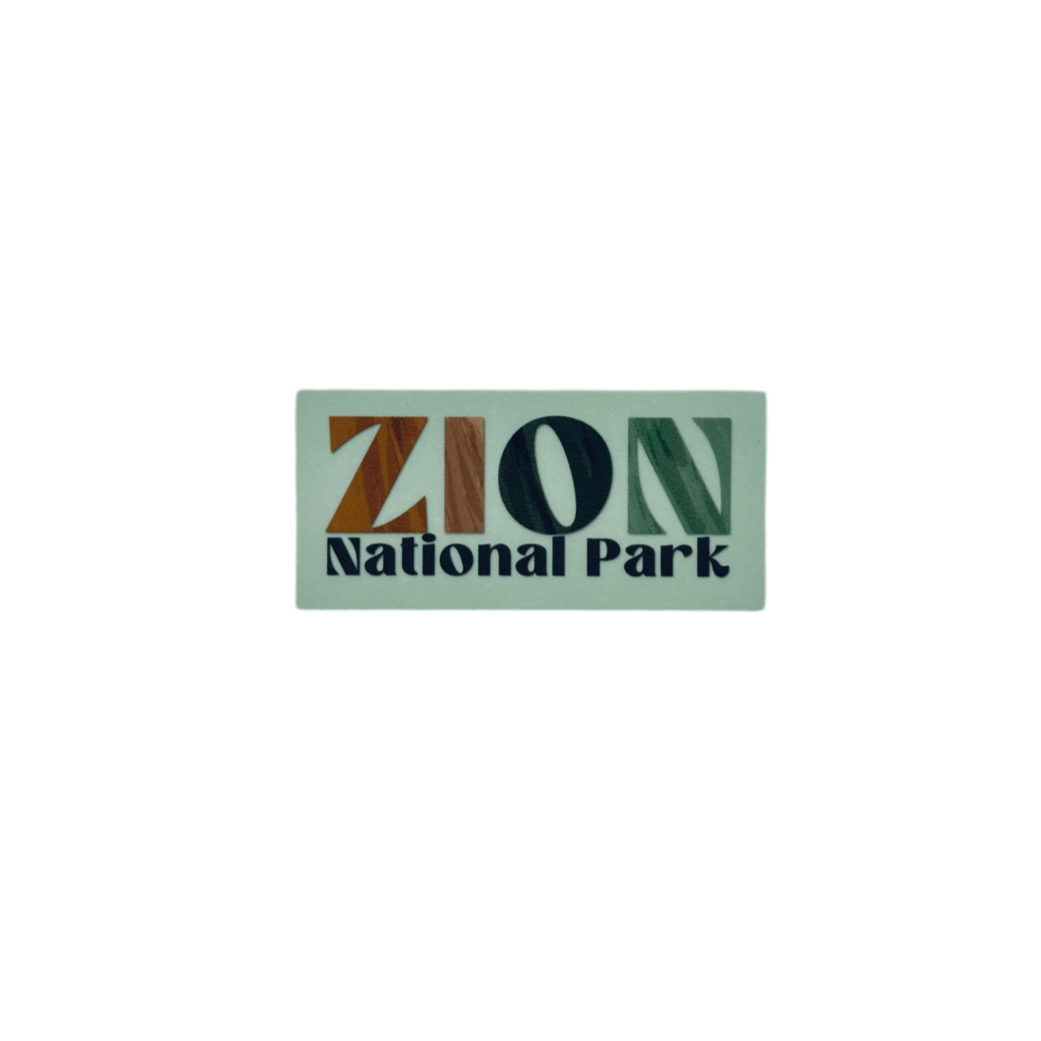 Sticker - Zion Natl Park Matte - Zion Natl Park Forever Project