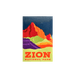Sticker - Zion Watchman Neon - Zion Natl Park Forever Project
