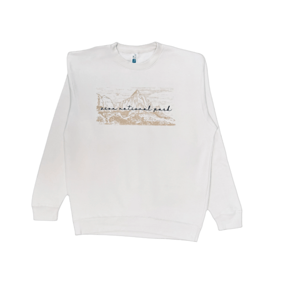 Sweatshirt - Zion Watchman Embroidery - Zion Natl Park Forever Project
