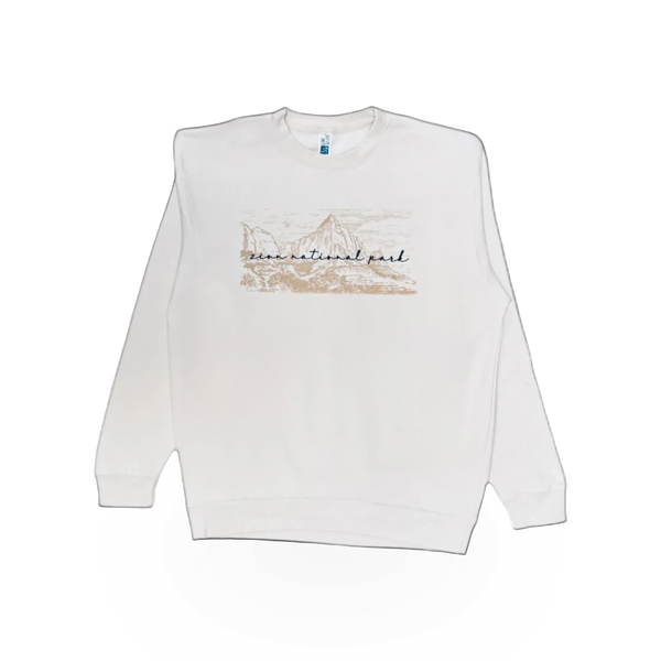 Keezer Sportswear Zion Watchman embroidered sweatshirt featuring detailed embroidery on the front, casual fit, and comfortable fabric.