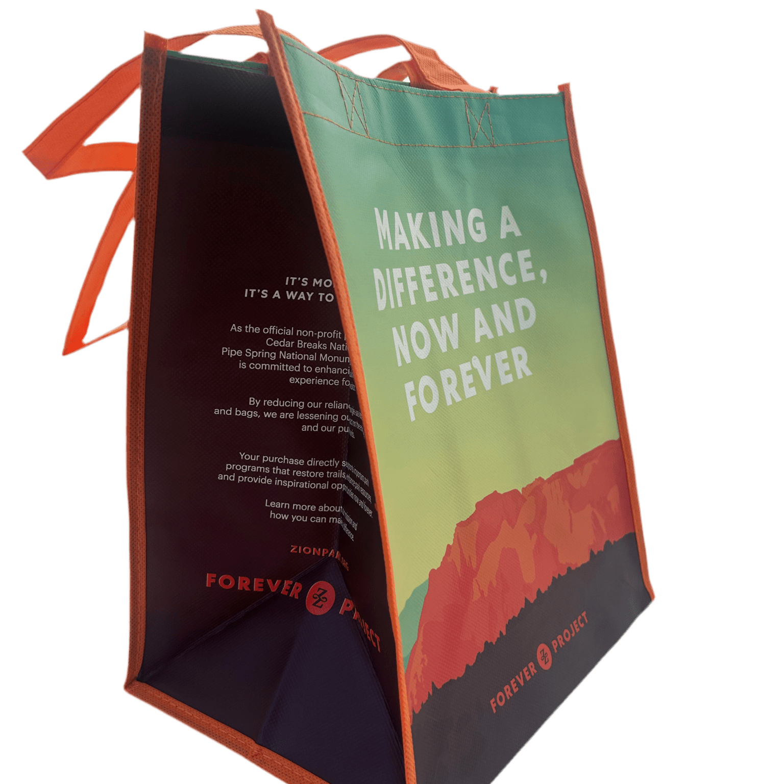 Tote - Merchandise Bag Large - Zion Natl Park Forever Project