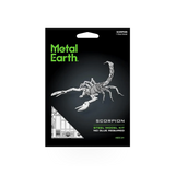 Metal Earth Scorpion toy model by Fascinations, detailed metal sculpture of a scorpion with intricate parts and realistic design