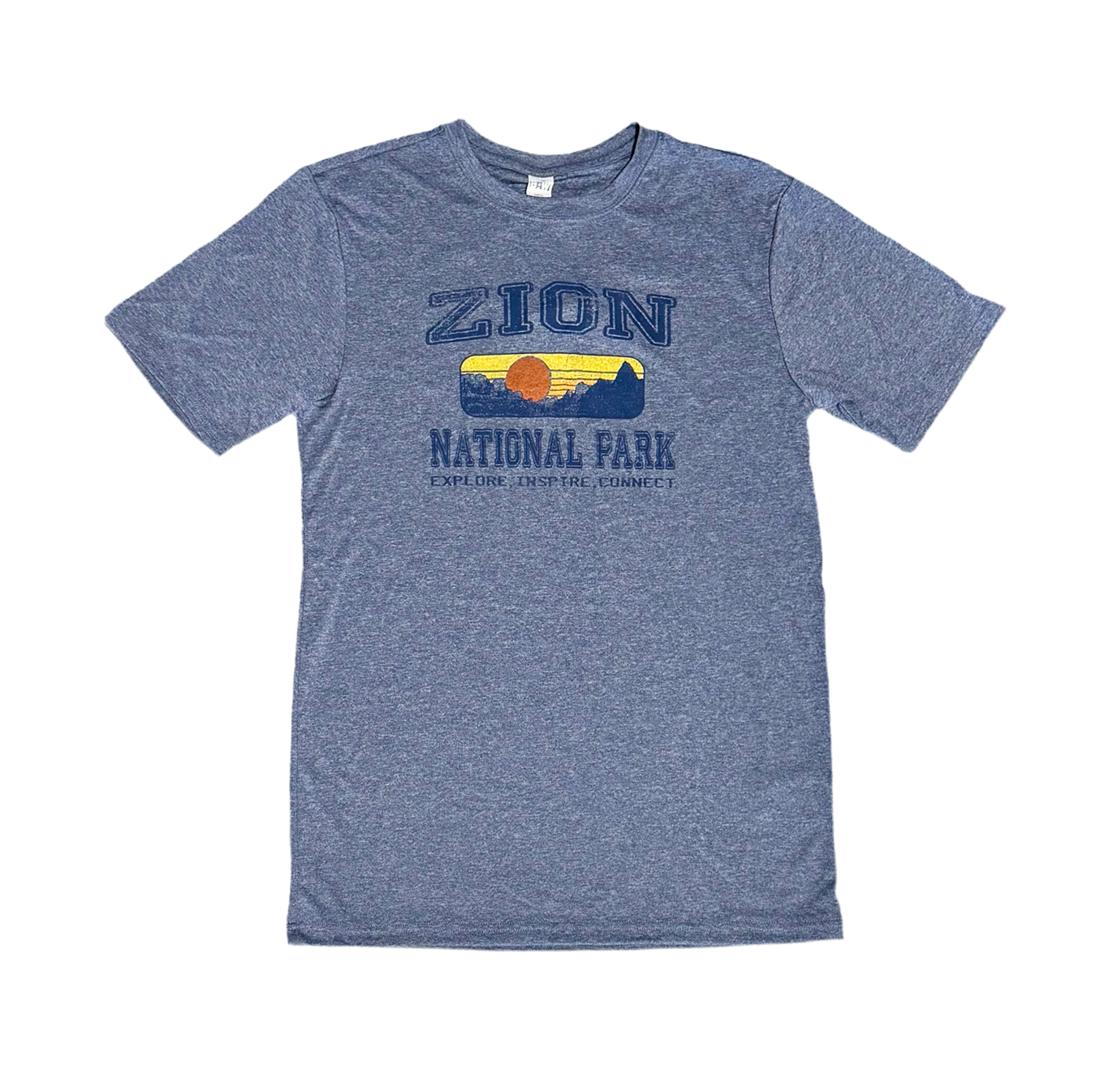 Tshirt - Zion Tech Navy - Zion Natl Park Forever Project