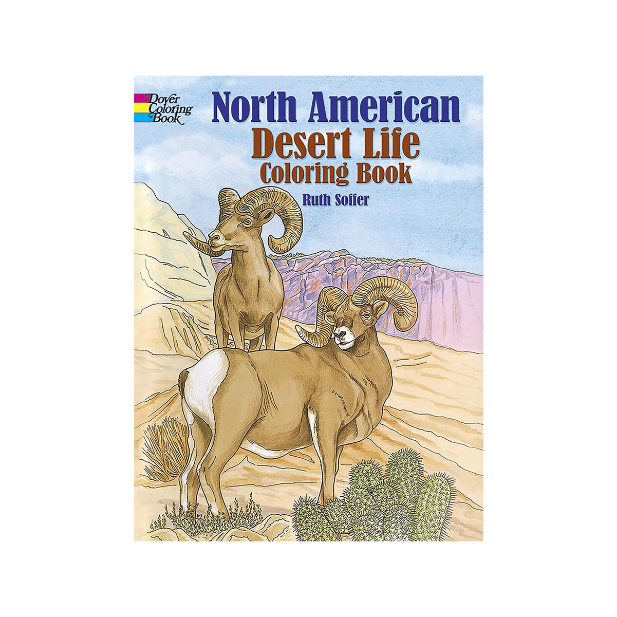 Book - NA Desert Life Coloring Book - Zion Natl Park Forever Project