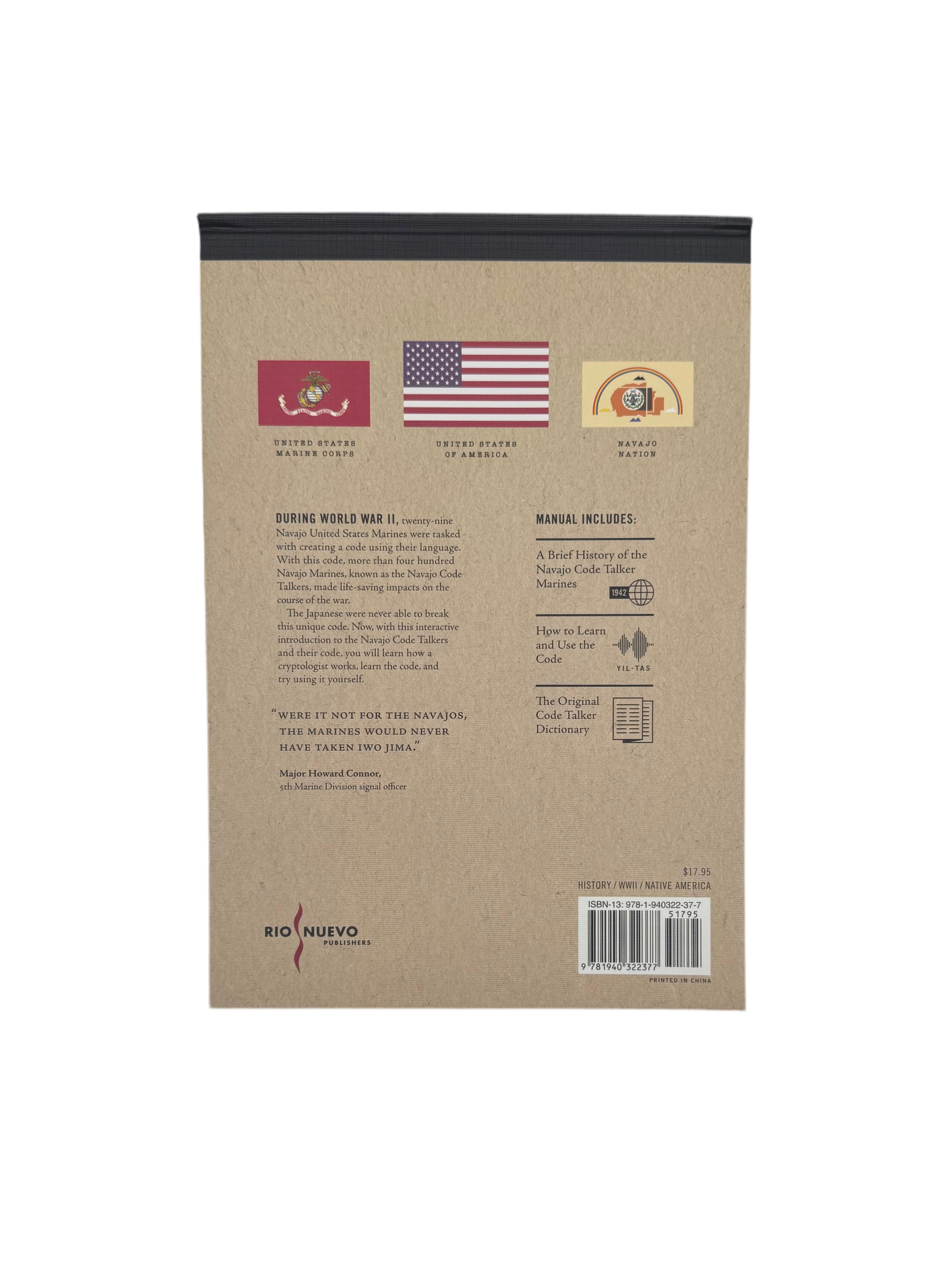 Book - Navajo Code Talker Manual - Zion Natl Park Forever Project