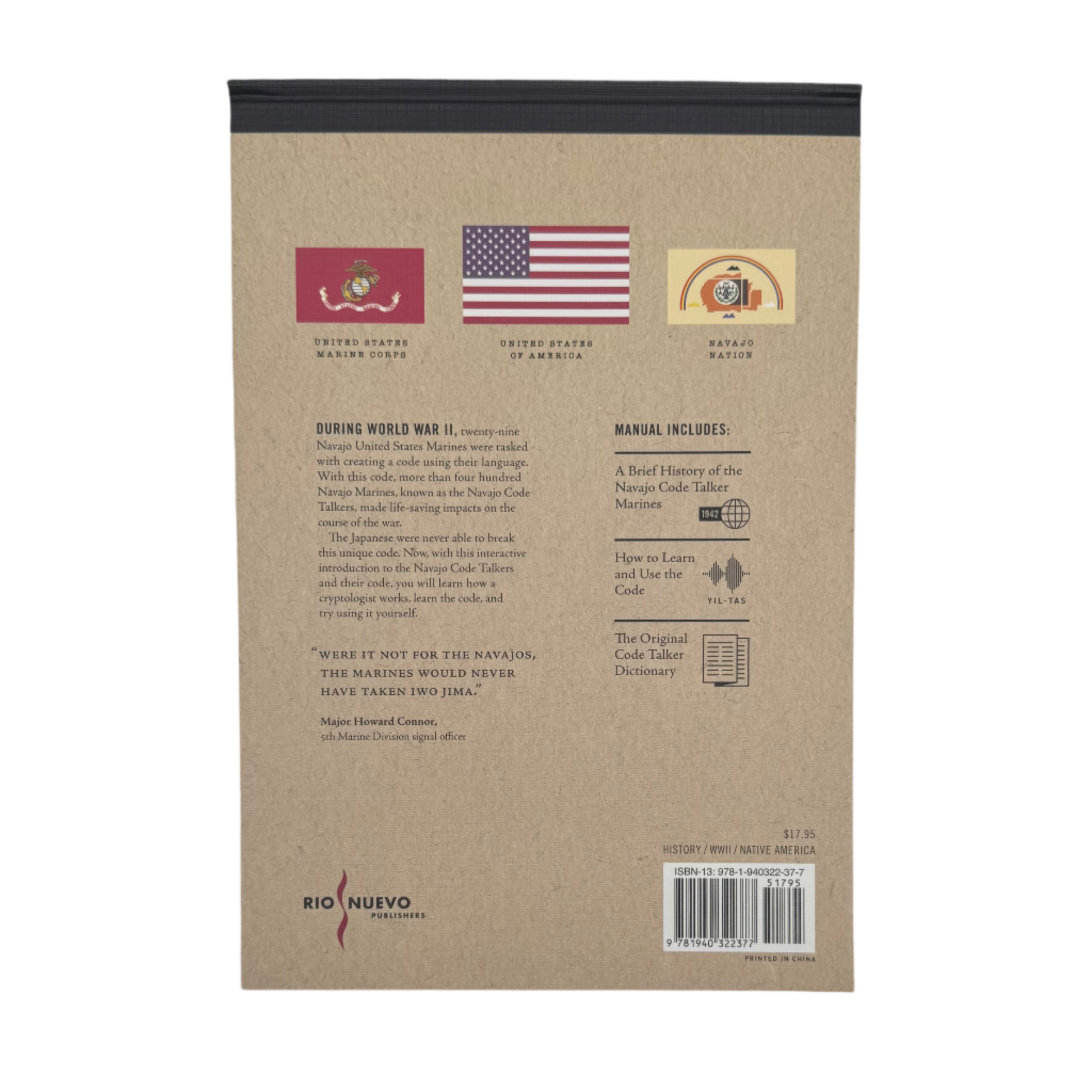 Book - Navajo Code Talker Manual - Zion Natl Park Forever Project