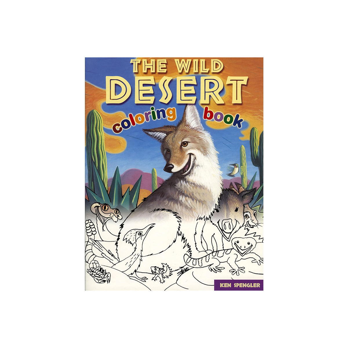 Book - Wild Desert Coloring Book - Zion Natl Park Forever Project