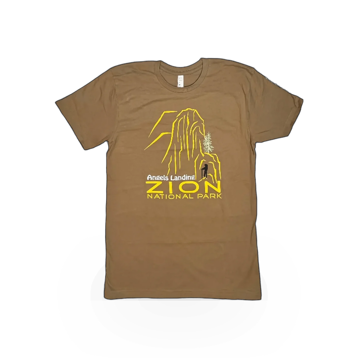 Black T-shirt featuring a minimalist angel line drawing design by RMR Designs, casual and artistic clothing for everyday wear.