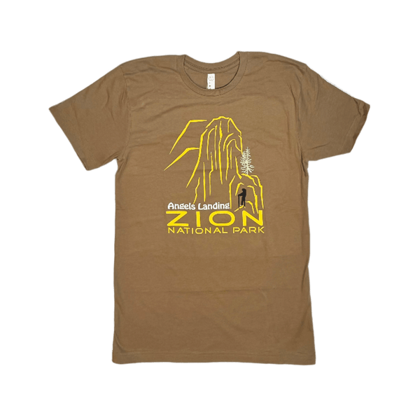 Tshirt - Angels Line Drawing - Zion Natl Park Forever Project