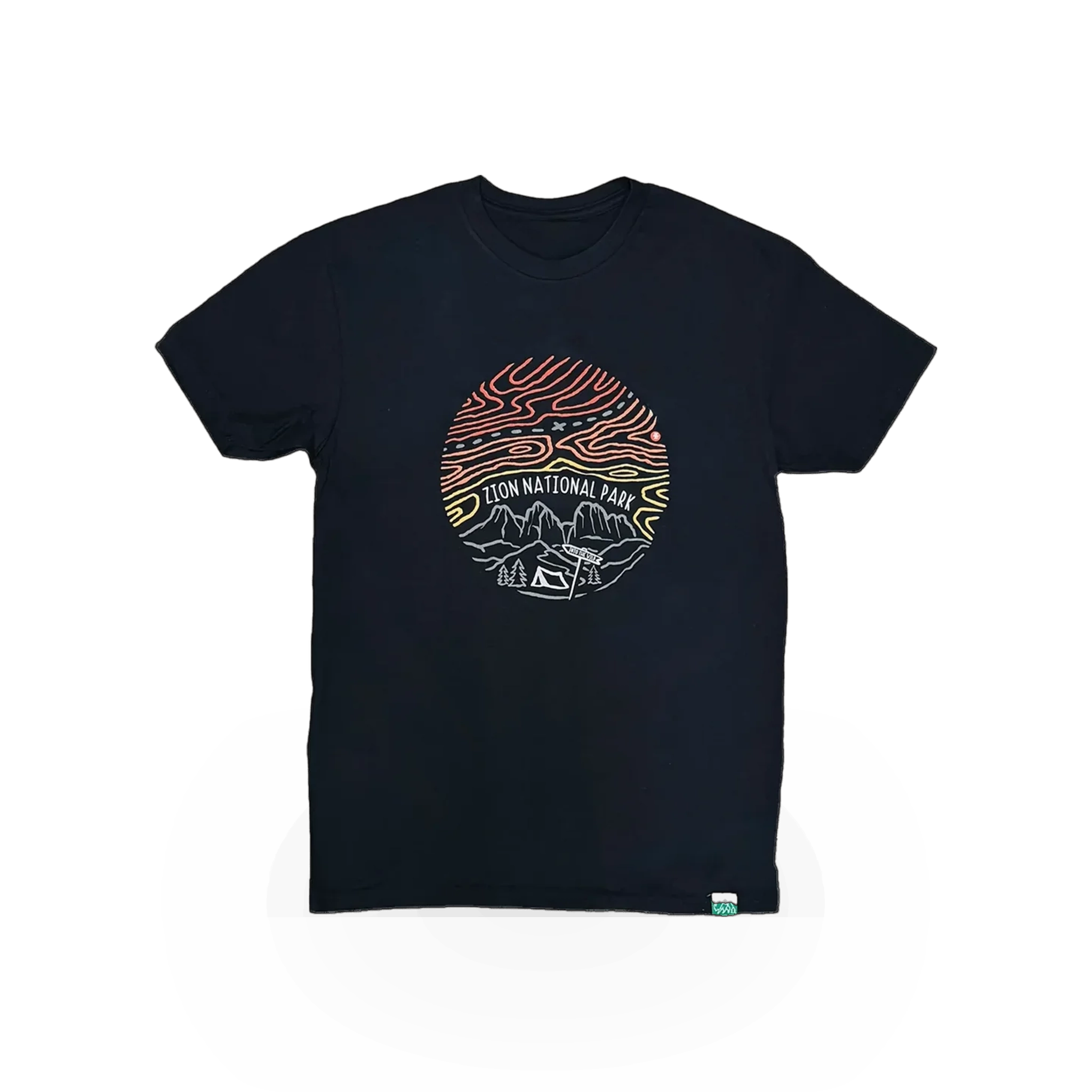 Black T-shirt from Wild Tribute's Into The Wild theme, featuring nature-inspired design and comfortable fit.