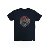 Black T-shirt from Wild Tribute's Into The Wild theme, featuring nature-inspired design and comfortable fit.