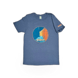 Concept 360 Narrows Wild T-shirt with graphic print, casual fit, and short sleeves, displayed flat on a white background.