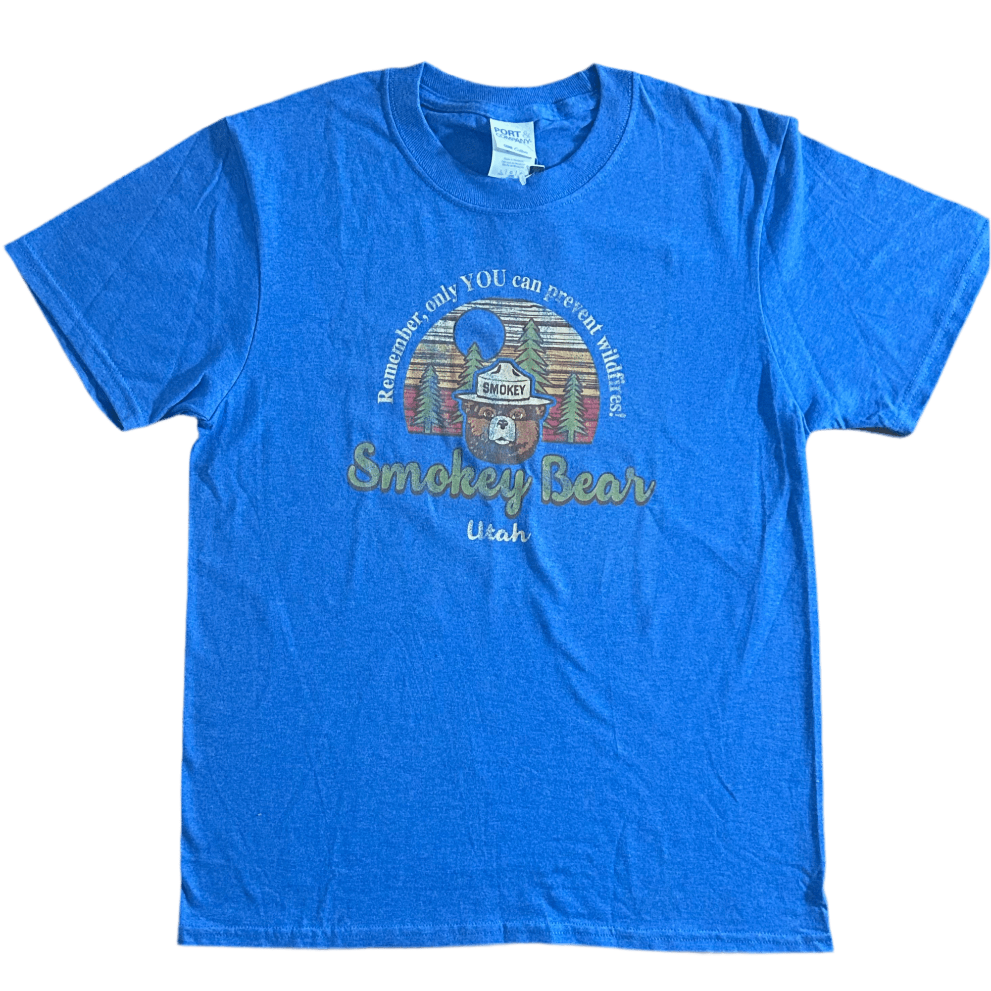 Tshirt - Smokey Bear Wood Planks YTH - Zion Natl Park Forever Project
