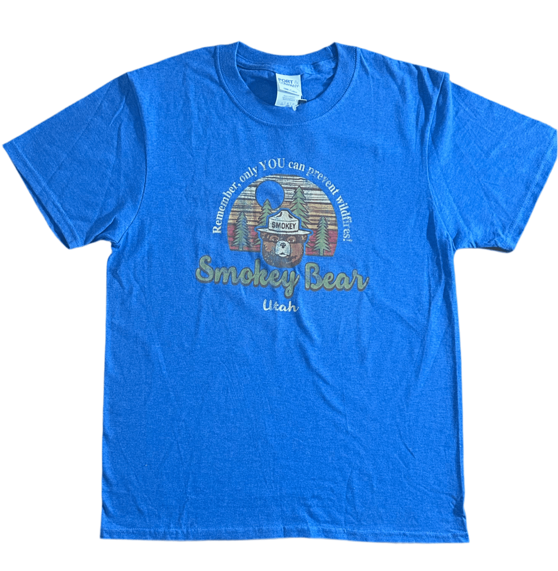 Tshirt - Smokey Bear Wood Planks YTH - Zion Natl Park Forever Project