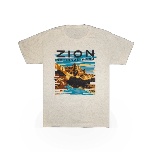 Zon Natonal Park Angel's Landng T-shrt Wth a Brght Blue Sky Colorful Tee Gft for Hkers Zon Natonal Park Angel's Landng T-shrt Wth a Brght Blue Sky Colorful Tee Gft for Hkers
