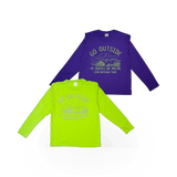 RMR Designs YTH Go Outside theme T-shirt featuring outdoor adventure and nature-inspired graphic on a casual cotton shirt.