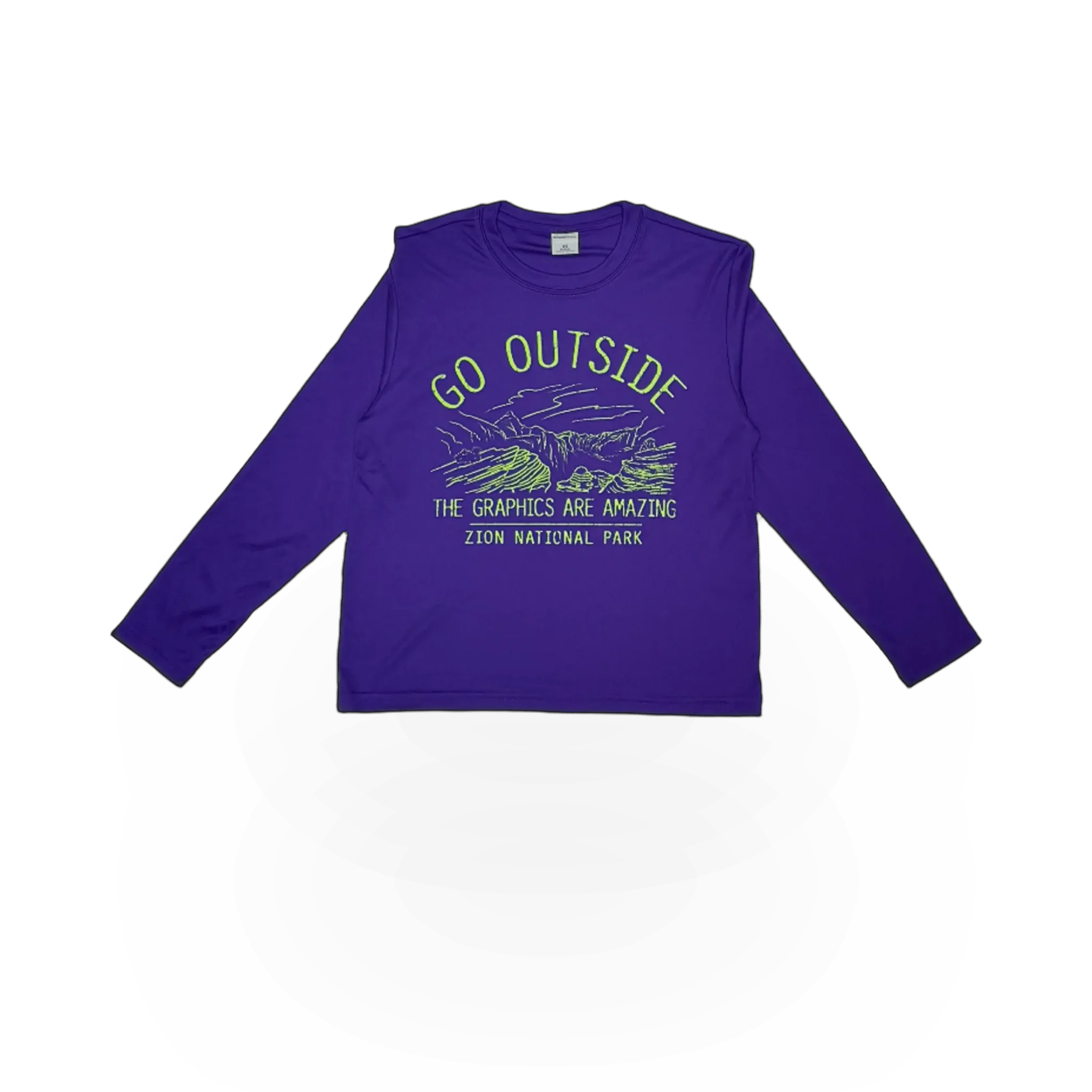 RMR Designs youth T-shirt with "Go Outside" theme, featuring outdoor adventure graphic on casual cotton tee.