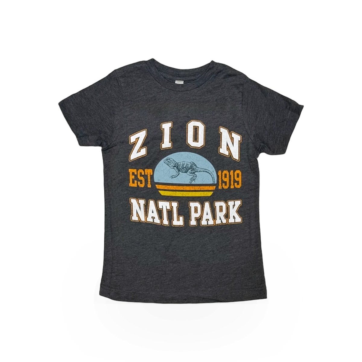 RMR Designs vintage athletic lizard themed T-shirt with graphic print, casual fit, perfect for everyday wear.