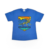 Tshirt - Yth Woodblock Collared Lizard