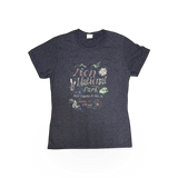 RMR Designs Zion Chalk exploring icons T-shirt featuring a mountain and chalk imagery on a casual cotton shirt.