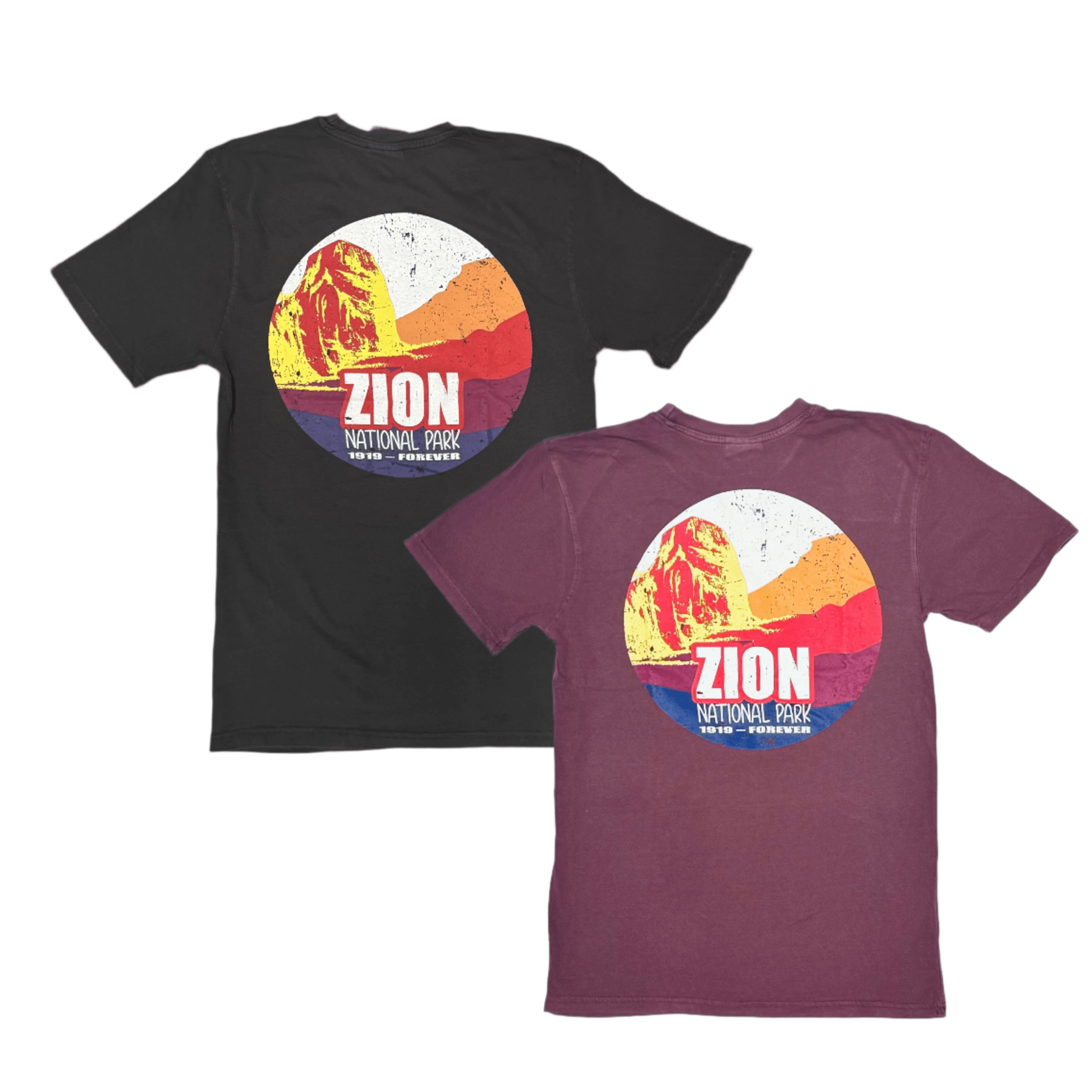 Tshirt - Zion Circle Colors GWT - Zion Natl Park Forever Project
