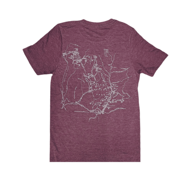 Tshirt - Zion GPS Short Sleeve- Zion Natl Park Forever Project