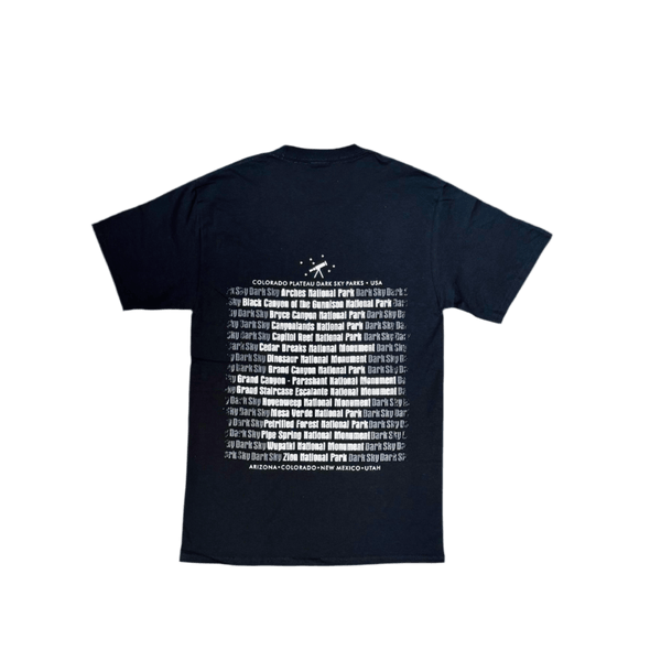 Tshirt - Zion Night Sky BLK - Zion Natl Park Forever Project
