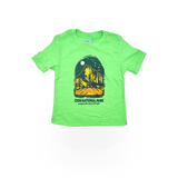 Toddler Zion Park After Dark themed T-shirt by Concept 360, featuring a vibrant outdoor design perfect for young adventurers.