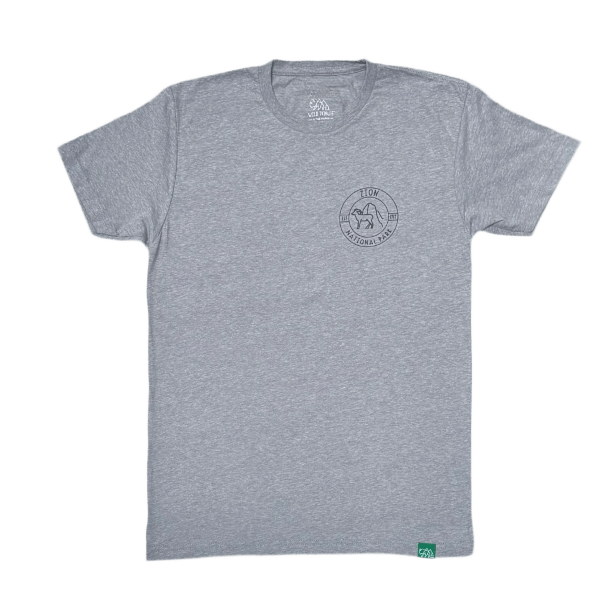 Tshirt - Zion Topo Map - Zion Natl Park Forever Project