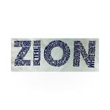 Concept 360 Zion Word LS Sunshirt T-shirt in black with Zion-themed print and long sleeves, designed for sun protection and style.