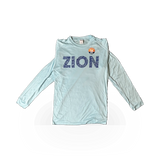 Concept 360 Zion Word LS Sunshirt T-shirt with long sleeves and graphic design, suitable for sun protection and casual wear.