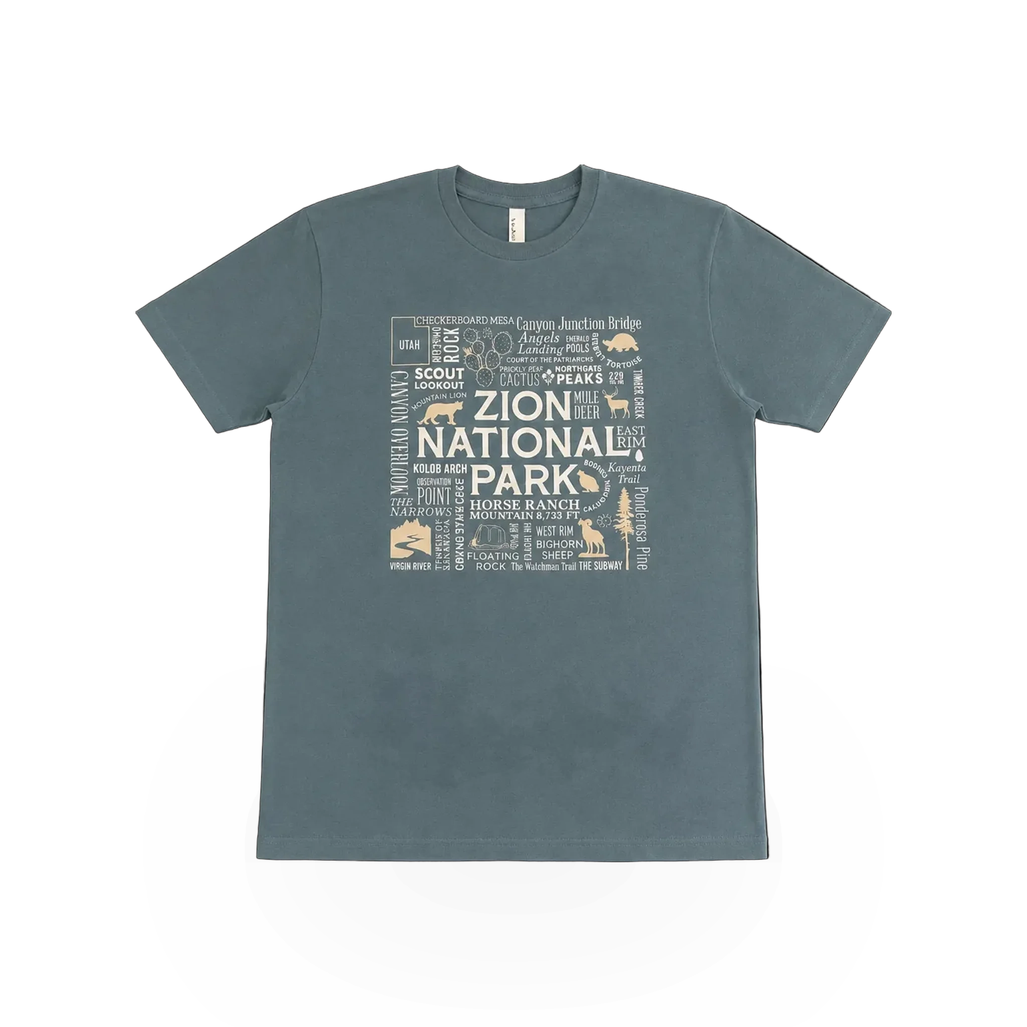 Tshirt - Zion Landmark Collage