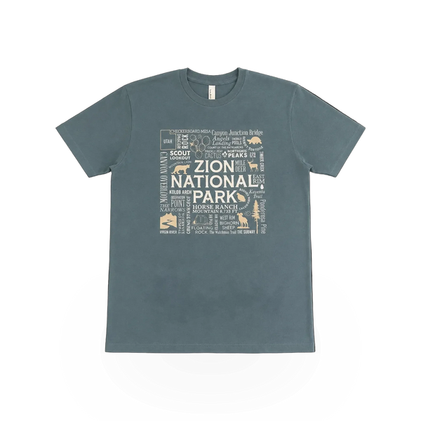 Tshirt - Zion Landmark Collage