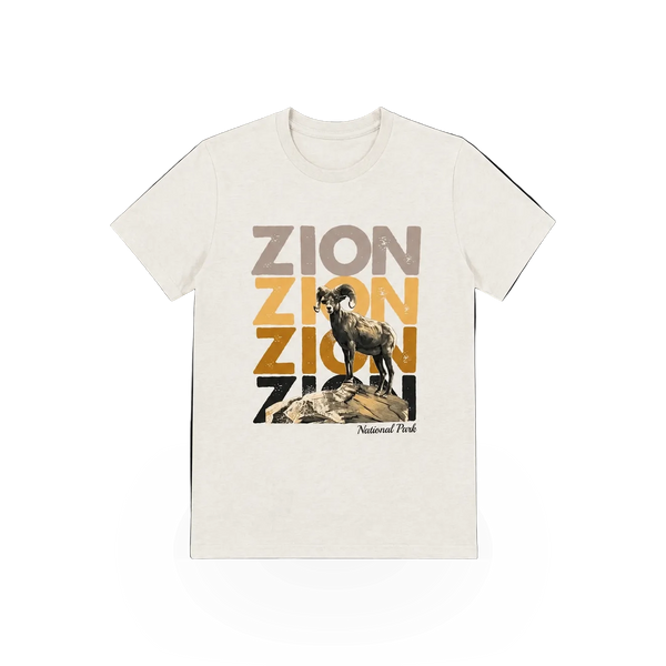 Tshirt - Zion Repeat Bighorn Sheep