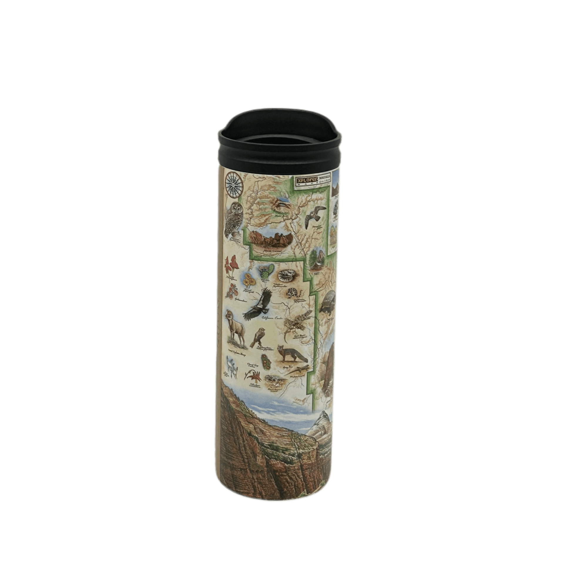 Tumbler - Xplorer Zion Map - Zion Natl Park Forever Project