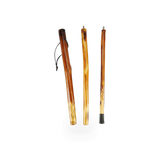 Wooden safety walking stick, 55 inches tall, with a polished finish and ergonomic handle, by Impact Photographics.