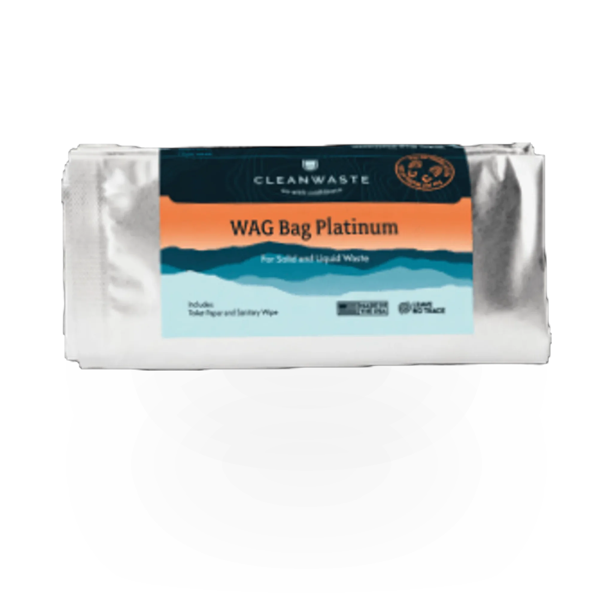 Safety waste bag from American Innotek's Platinum Wag Bag collection, designed for secure pet waste disposal.