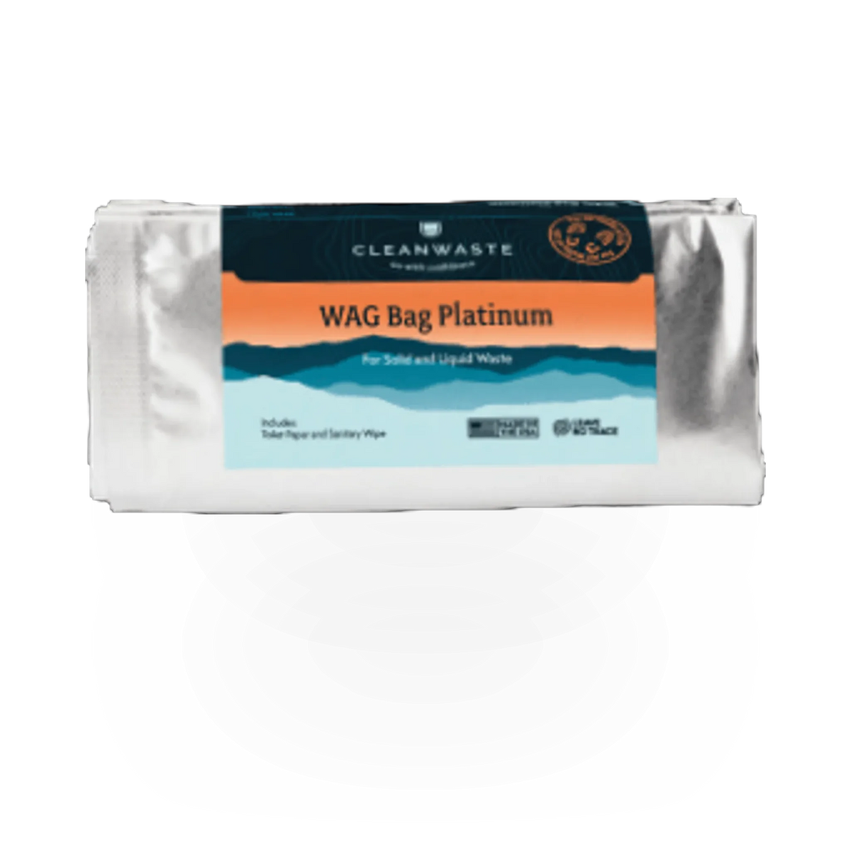 Safety waste bag from American Innotek's Platinum Wag Bag collection, designed for secure pet waste disposal.