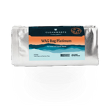 Safety waste bag from American Innotek's Platinum Wag Bag collection, designed for secure pet waste disposal.
