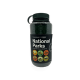 Safety water bottle from Naglene National Parks collection by The Geoproject and Fox Ventures, featuring durable design and park-themed graphics.