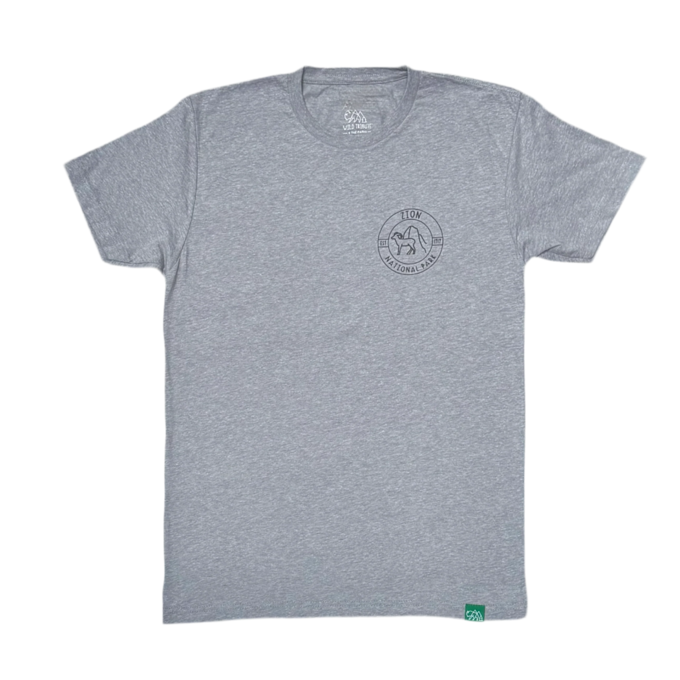 Tshirt - Zion Topo Map - Zion Natl Park Forever Project
