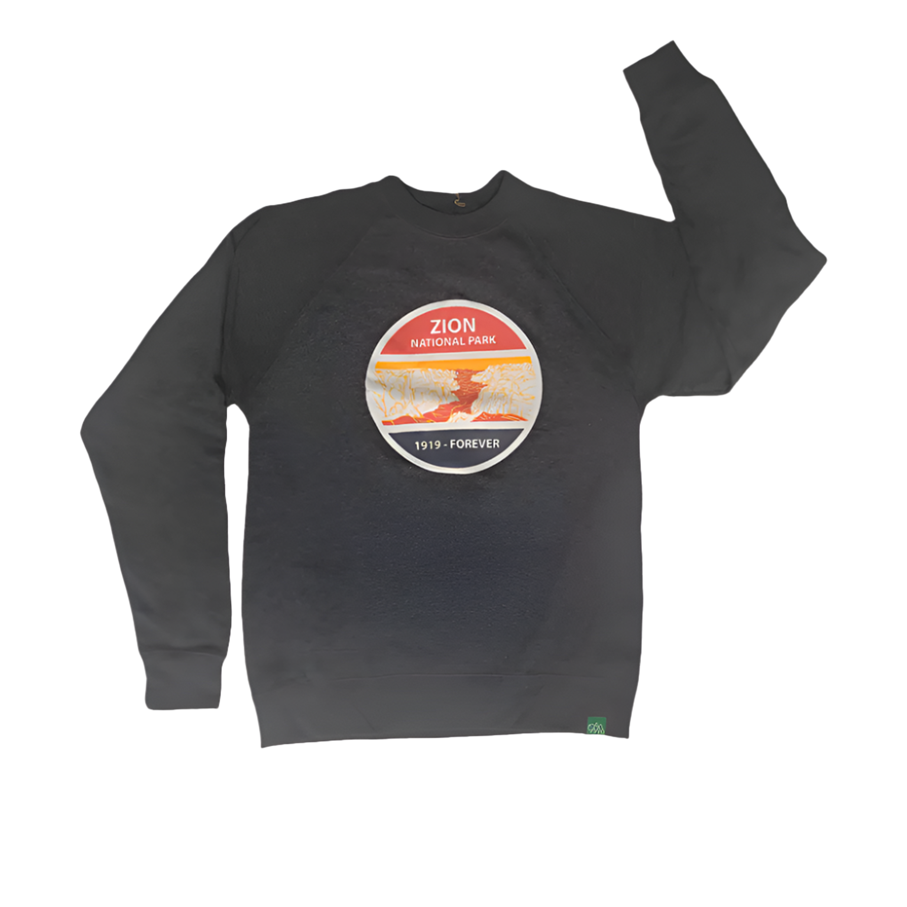 Sweatshirt - Vintage Carbon - D - Zion Natl Park Forever Project